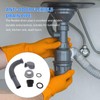 1 Set Bathtub Drain Plastic Flexible Drain Kitchen Drain Expandable