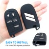 Key Fob Cover for Dodge Accessories 5 Button Key Fob
