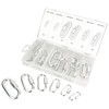 Assorted Set of 20 with Aubglieder Chain Link Lobster Claw