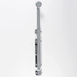Carlisle Brass AQ82EXCP Surface C/W 2 Extruded & ONE Flat Keeper with 6 INCH Extended Bolt 32MM KNOB, Polished Chrome, 300mm (12")