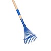 STARTIST Garden Rake Leaf Rake Leaves Rakes Heavy Duty Quick