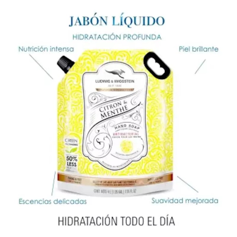 Ludwig & Wiggstein Jabón Líquido Citrus Lemon Ludwig & Wiggstein