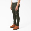 Dickies Men's Flex Skinny Fit Double Knee Work Pants Olive