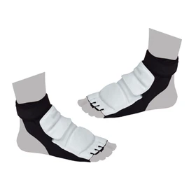 1 Pair Taekwondo Foot Protector Breathable Comfortable Slip Resistant Karate Boxing Sparring Foot Guard for Training Black and White Color Blocking M 34-35