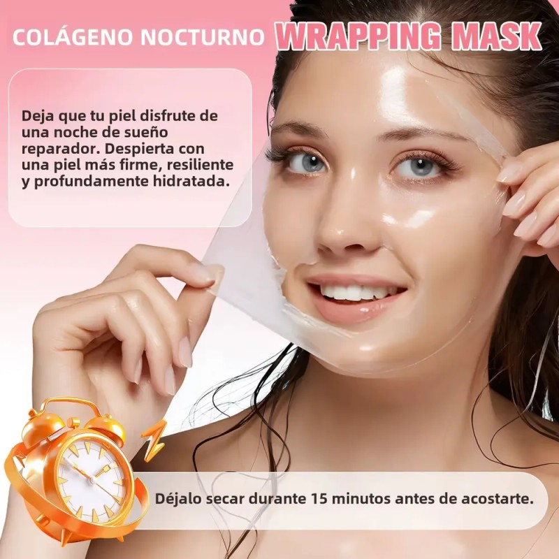 Mascarilla Nocturna Facial Hidratante + Colágeno + 75ml