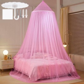 GTDOOCE Mosquito Net Bed, Mosquito Net Bed, Mosquito Net Travel, Mosquito Net Travel, Bed Canopy Girls for Garden, Camping, Home, Bed Canopy 60 x 250 x 1100 cm