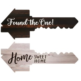 Real Estate Social Media Testimonial Photo Prop Signs - Great for Instagram, Twitter & Facebook (1 Pack, House Shape - Home Sweet Home/Yes to the Address)