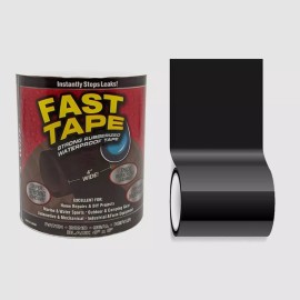 CL Cinta Para Reparaciones Y Tapar Fugas Fast Tape Negra Max
