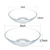 VIPHIEC 10 oz Glass Rice Bowls Set, Dessert, Soup, Cereal,