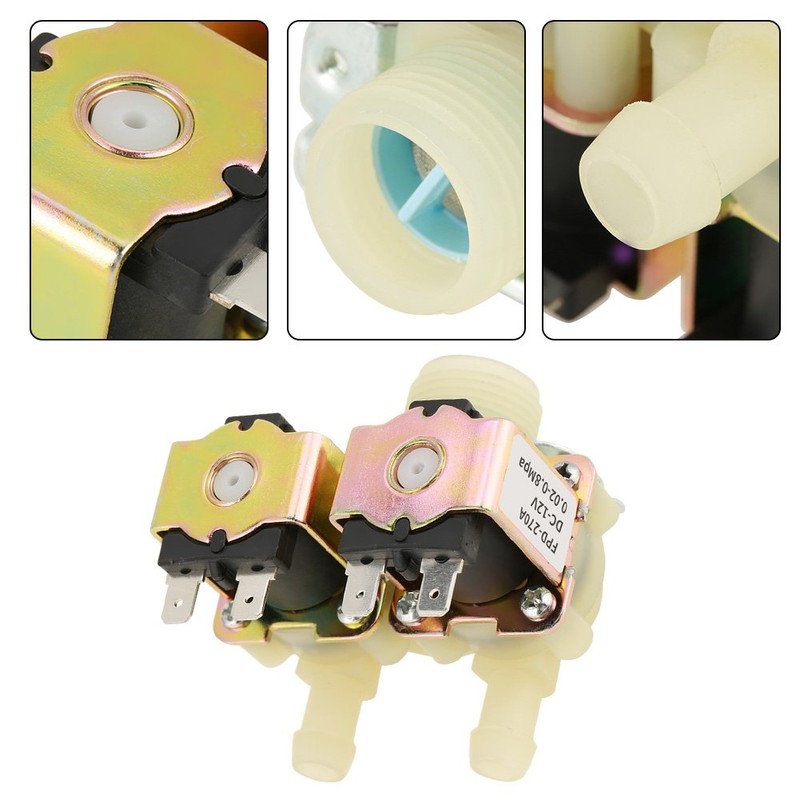 DC 12V Moisture-proof Outlet Flow Switch Plastic Water Inlet Valve