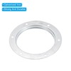 PATIKIL 6" Duct Connector Flange, Metal Straight Pipe Exhaust Flange