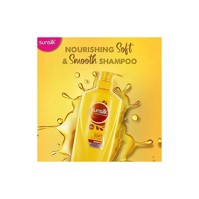 Champú nutritivo, suave y suave, 650 ml de SunSilk