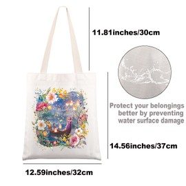 MYSOMY Rapunzel Tote Bag Princess Rapunzel And Flynn Rider Gifts Princess Floral Shoulder Bag (people flower uk1)