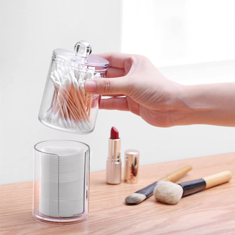 Cotton Bud Holder Cotton Pad Holder Cotton Pads Container Box