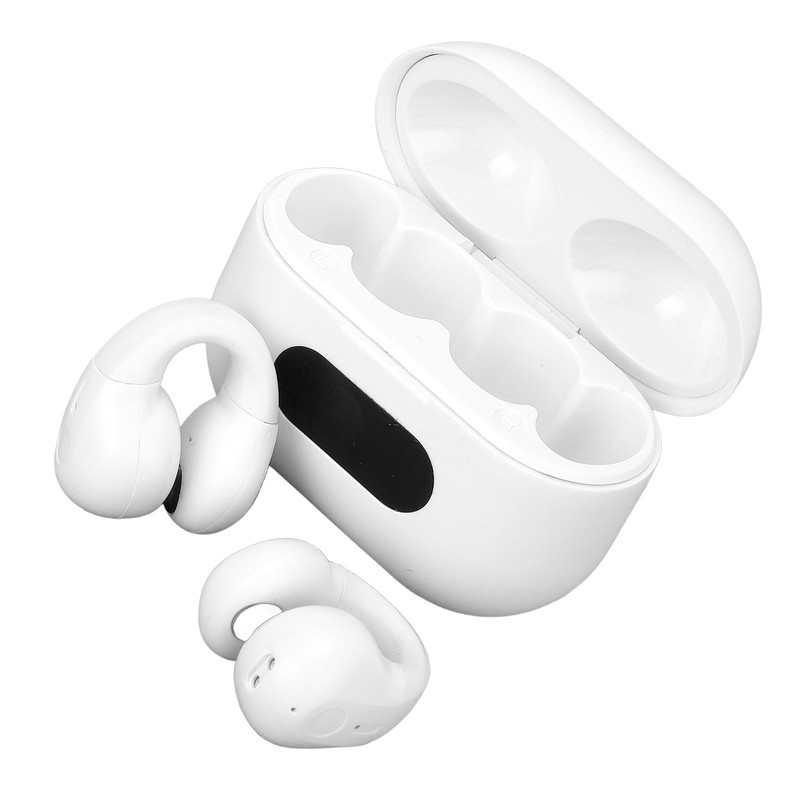 Bone Conduction Bluetooth Earbuds Active Noise Cancellation Lightweight Stereo Open