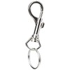 Merriway® BH01835 Metal Hipster Key Snap Hook & Ring -