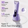 KRADAA Bikini Trimmer for Women Pubic Hair: Painless Eletctric Razors