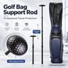 Golf Bag Support Rod for Travel and Storage – 4-Section