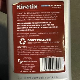 Kinetix Kinetic Winter Grade Bar Oil 1 Quart 80015, Genuine OEM, Free Shipping
