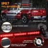 XRIDONSEN 35 inch Traffic Advisor Red Emergency Light Bar 48
