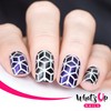 Whats Up Nails - Rhombus Vinyl Stencils for Nail Art