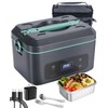 SKEOS Cordless Electric Lunch Box for Adults, Heated Lunch Box
