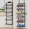 POKIPO 6-Tier Over the Door Pantry Organizer, 2 in 1
