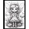 Wood Fairies Coloring Book