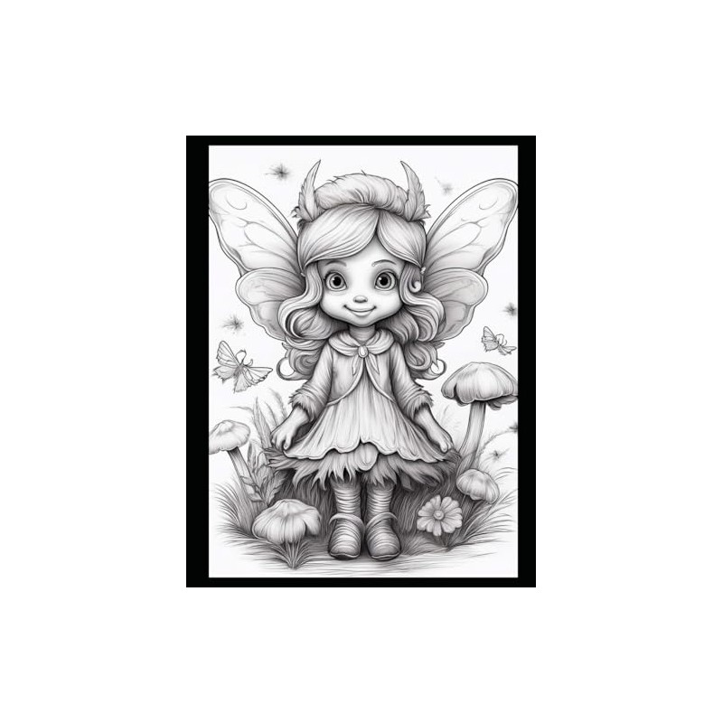Wood Fairies Coloring Book
