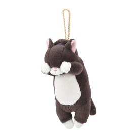 Livheart 87031-73 By the Scruff of the Neck Black Cat Pass Case, Total Length: Approx. 8.7 inches (22 cm), Commuter Pass Holder, Card Case