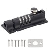 HOJLKLD Combination Locking Bolt, 4 Digit Combination Door Security Slide