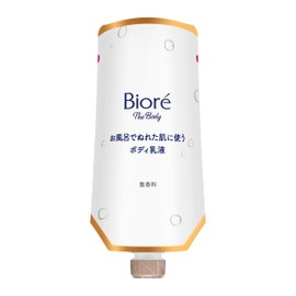 Biore The Body Body Emulsion for Wet Skin After Bath, Smooth Skin, Fragrance-Free, Hanging Pack, Moisturizing 285ml
