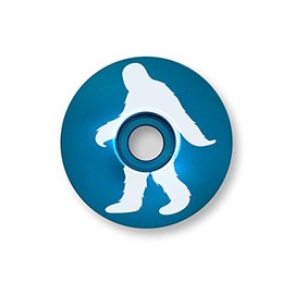 KustomCaps Yeti (Sasquatch) 1 1/8" Bicycle Headset Cap (Light Blue)