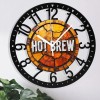25cm Circular Iron Wall Clock with a Wrench and Boltsheet