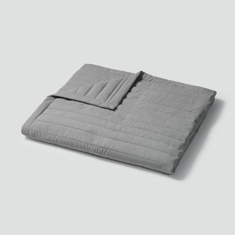 JAJU [JAJU] Cotton Washing Pigment Reversible Pad_SS_Gray