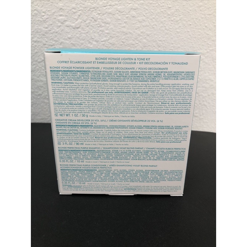 Moroccanoil Blonde Voyage Lighten & Tone Kit NEW In Box