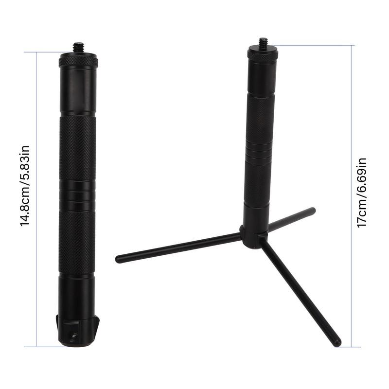 Camping Camera Tripod Detachable Aluminum Alloy for Outdoor Live Streaming