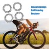 A ABSOPRO 29.5mm Crank Bearings Wheel Bicycle Bearing Retainer Set