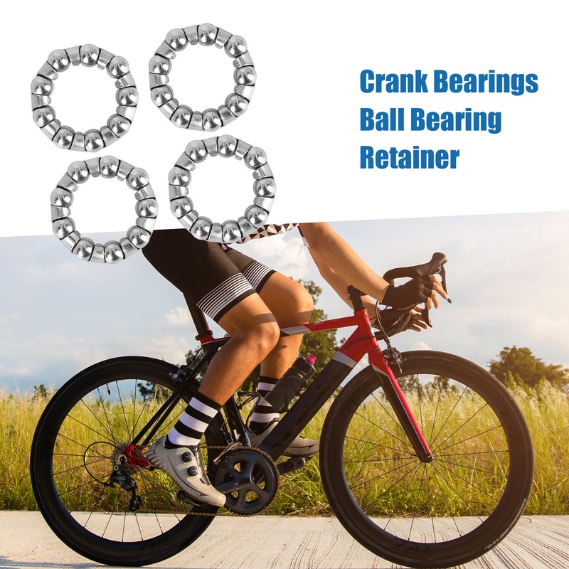 A ABSOPRO 29.5mm Crank Bearings Wheel Bicycle Bearing Retainer Set