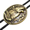Bowties.jp prt0169 Western Native American Style Wolf Loop Tie Necklace,