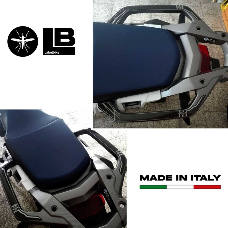 labelbike - 2 3D gel Stickers for motorcycle handles compatible