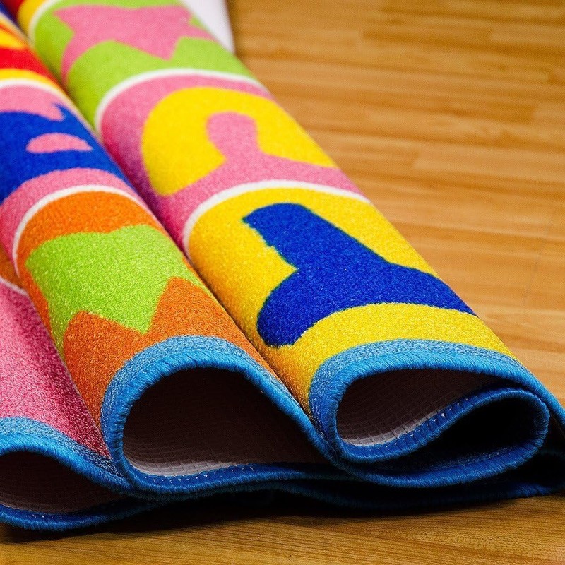 champion rugs Kids/Baby Room/Daycare/Classroom/Playroom Sit Spot Area Rug Abc's Alphabet