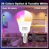 FTL E12 LED Light Bulb Color Changing, 5W 40W Equivalent