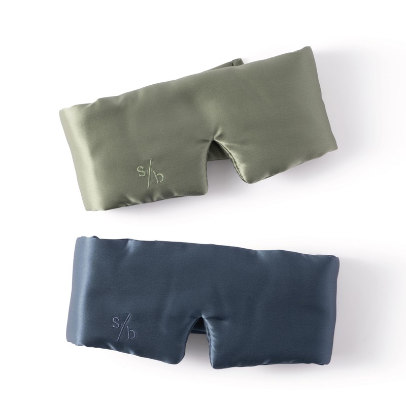 Sweet Bee Weighted Mulberry Blackout Silk Sleep Mask - Calming