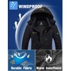 GEMYSE Women's Mountain Waterproof Ski Snow Jacket Winter Windproof Rain