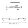 HEVERP 6Pcs M6 Stainless Steel Hook & Hook Turnbuckle, Shade