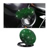 Dickno Bling Car Push to Start Button Cover, Anti Scratch