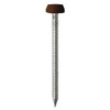 TIMCO PN40BR Polymer Headed Nail 40mm - Mahogany (Box of