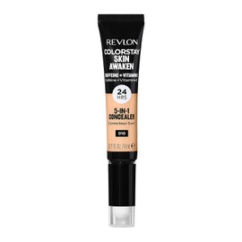 Revlon ColorStay Skin Awaken 5-in-1 Concealer, Lightweight, Creamy Longlasting Face Makeup with Caffeine & Vitamin C, For Imperfections, Dark Circles & Redness, 010 Vanilla, 0.27 fl oz