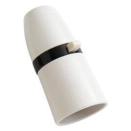 Merriway BH02820 Switched Cord Grip Lamp Holder, 13 mm , White